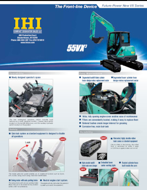 Minikotrók IHI 55VX-3
