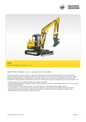 Minikotrók Wacker Neuson 6003