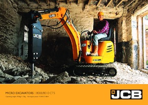 Minikotrók JCB 8008 CTS