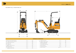 Minikotrók JCB 8008