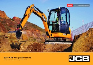Minikotrók JCB 8018 CTS