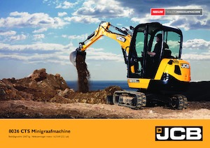 Minikotrók JCB 8026 CTS