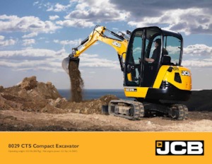 Minikotrók JCB 8029 CTS
