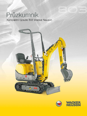 Minikotrók Wacker Neuson 803