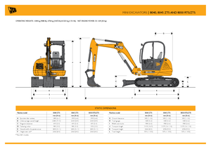 Minikotrók JCB 8045 ZTS