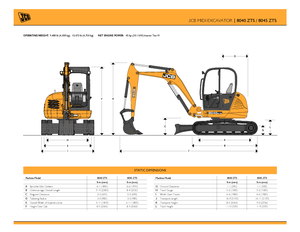 Minikotrók JCB 8045 ZTS