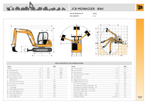 Lánctalpas kotrók JCB 8060