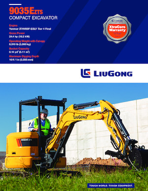 Minikotrók Liugong 9035EZTS