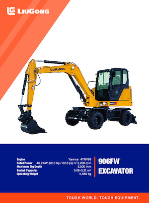 Minikotrók Liugong 906FW