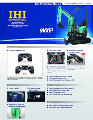 Minikotrók Kato 9VX-3 Electric