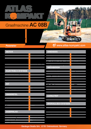 Minikotrók Atlas Kompakt AC 08B