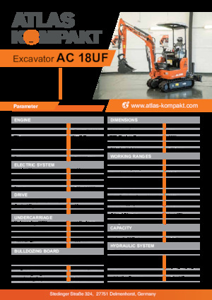 Minikotrók Atlas Kompakt AC 18UF