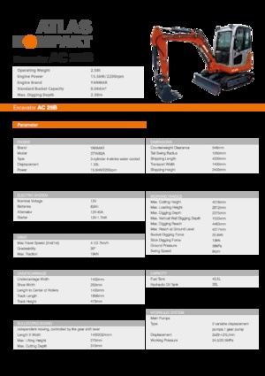 Minikotrók Atlas Kompakt AC 25B