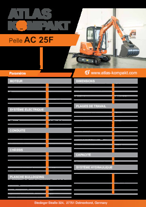 Minikotrók Atlas Kompakt AC 25F 