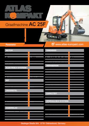 Minikotrók Atlas Kompakt AC 25F 