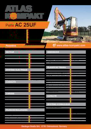 Minikotrók Atlas Kompakt AC 25UF