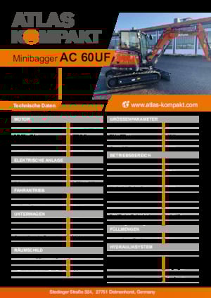Minikotrók Atlas Kompakt AC 60UF