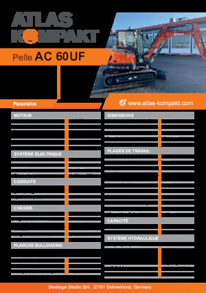 Minikotrók Atlas Kompakt AC 60UF