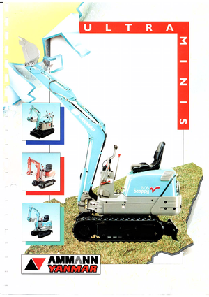 Minikotrók Yanmar B 08 R