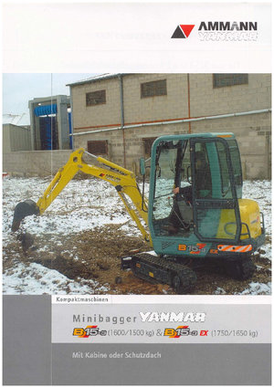 Minikotrók Yanmar B 15-3 EX