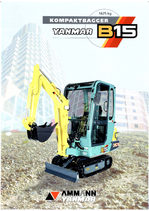 Minikotrók Yanmar B 15-3