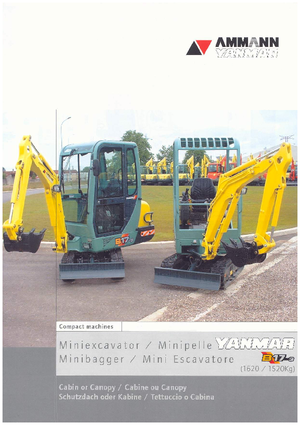 Minikotrók Yanmar B 17-3