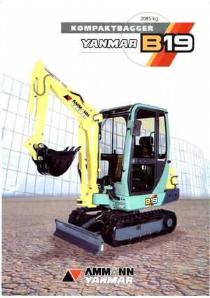Minikotrók Yanmar B 19