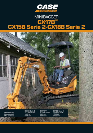 Minikotrók Case CX17B ZTS