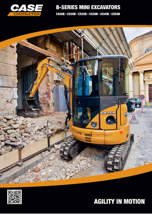 Minikotrók Case CX35B ZTS