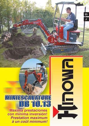 Minikotrók Hinowa DB 10.13
