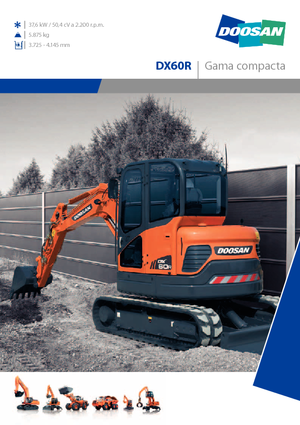 Minikotrók Doosan DX 60 R