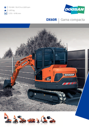 Minikotrók Doosan DX 60 R