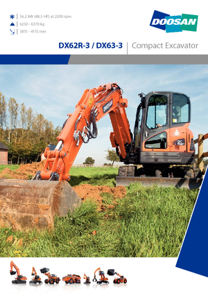 Lánctalpas kotrók Doosan DX62R-3