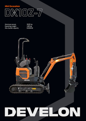 Minikotrók Develon DX10Z 