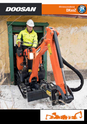 Minikotrók Doosan DX10Z