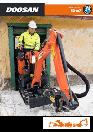 Minikotrók Doosan DX10Z