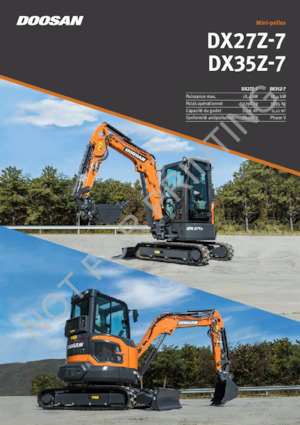 Minikotrók Develon DX35Z-7