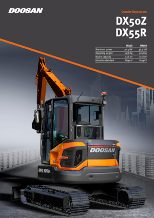 Minikotrók Doosan DX50Z-7