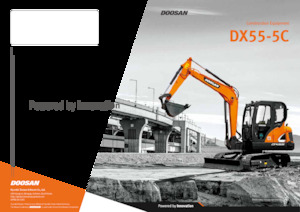 Minikotrók Doosan DX55-5C