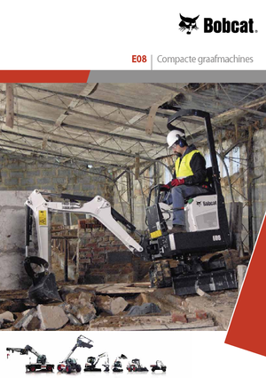 Minikotrók Bobcat E08