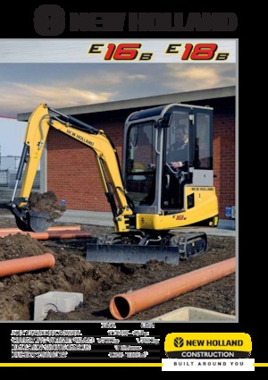 Minikotrók New Holland E16B