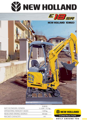 Minikotrók New Holland E18SR