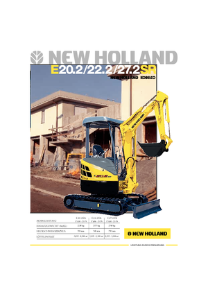 Minikotrók New Holland E22.2SR