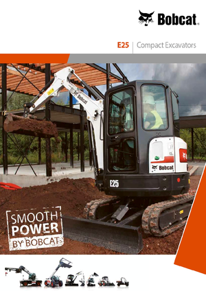 Minikotrók Bobcat E25