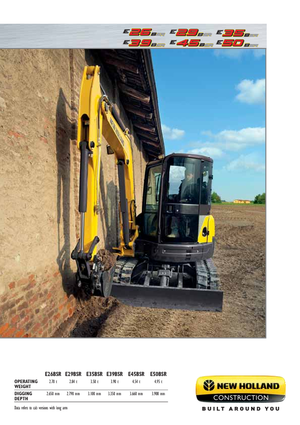 Minikotrók New Holland E50B SR