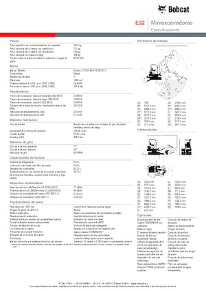 Minikotrók Bobcat E32