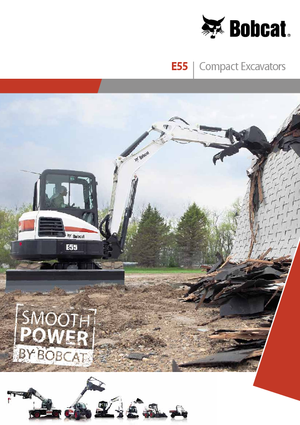 Minikotrók Bobcat E55