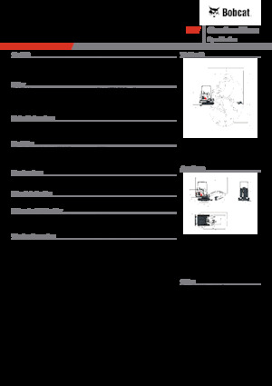 Minikotrók Bobcat E17