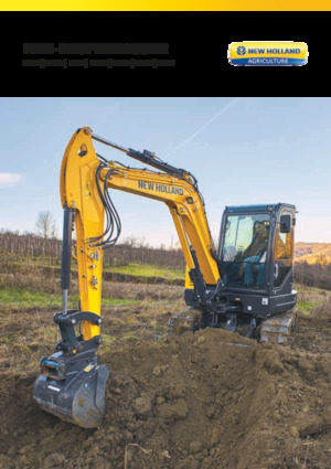 Minikotrók New Holland E19C