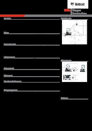 Minikotrók Bobcat E35z